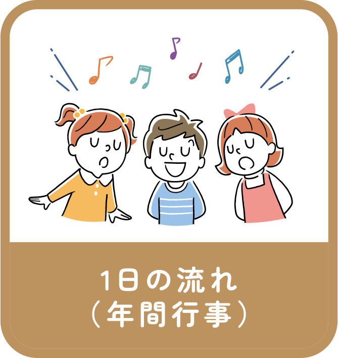 1日の流れ（年間行事）